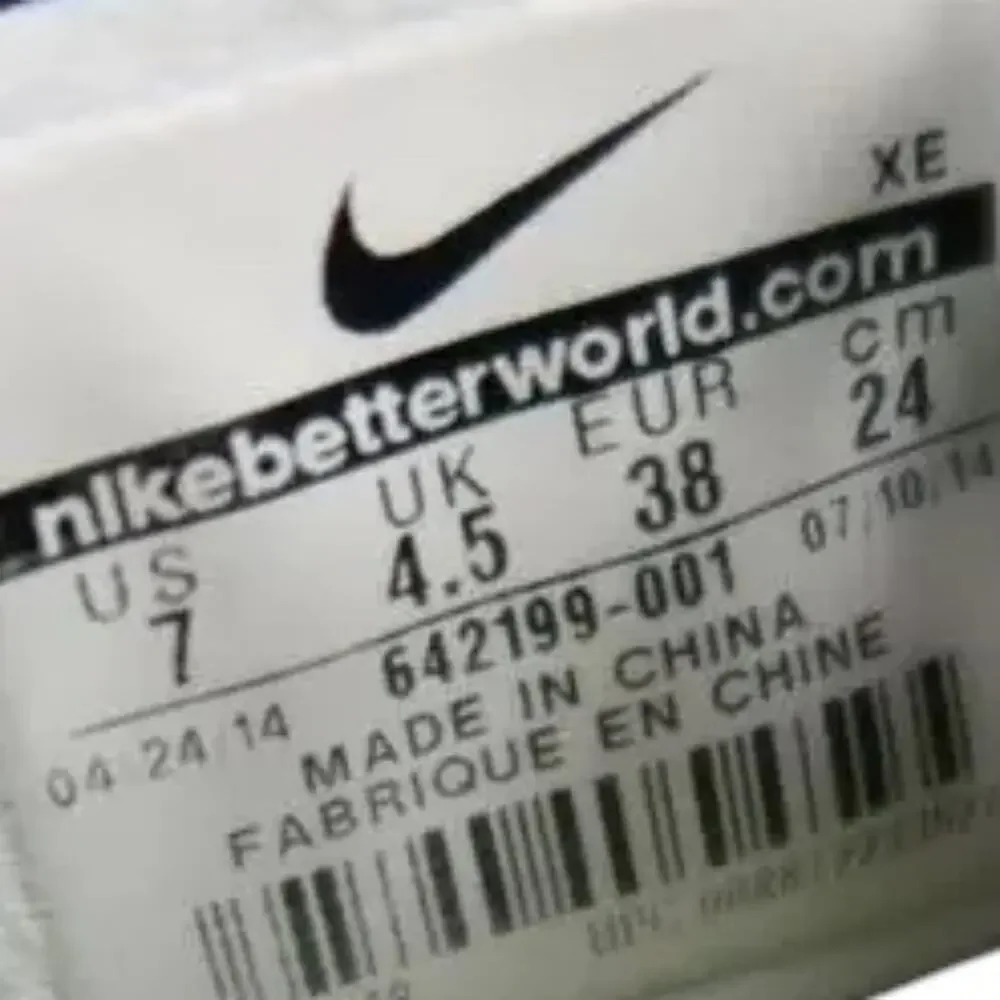 Nike Shoes Womens 7 Sneakers Athletic Free 5.0 Trainers Lifestyle Active Black
